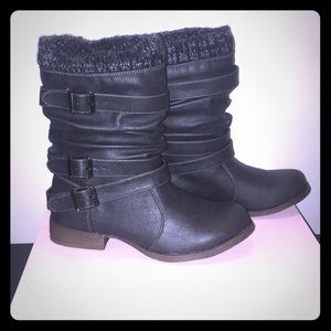 Nafise Sweater Cuff Bootie